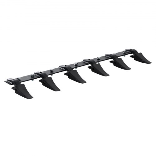 

VEVOR Bucket Tooth Bar, 48'', Heavy Duty Tractor Bucket 6 Teeth Bar for Loader Tractor Skidsteer, 4560 lbs Load-Bearing Capacity Bolt On Design, for Efficient Soil Excavation and Bucket Protection