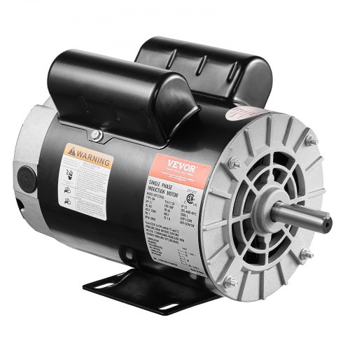 

3.7HP Air Compressor Electric Motor 230V 17.2A 3450RPM 56 Frame CW/CCW Rotation