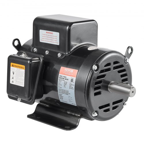 VEVOR 7.5HP Air Compressor Motor, 230V 31.6 Amps Electric Motor, 3450RPM 184T Frame, 1-1/8
