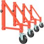VEVOR Scaffold Outrigger Outrigger Set 18" x 18" 4 Pcs w/ Locking Pin and Wheels