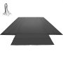 Vevor Flatbed Tarps Flatbed Truck Tarp 18oz 16'x27' Black With D Rings And Flap