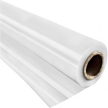24*50FT Greenhouse Polyethylene Film Replacement Clear Plastic Sheeting Cover