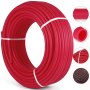 VEVOR 3/4" X 300Ft PEX Tubing Oxygen Barrier O2 EVOH Pex-B Red Hydronic Radiant Floor Heat Heating System Pex Pipe Pex Tube (3/4" O2-Barrier, 300Ft/Red)