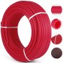 PEX Tubing 1/2" x 500ft PEX Pipe Oxygen Barrier O2 EVOH Radiant Floor Heat Red