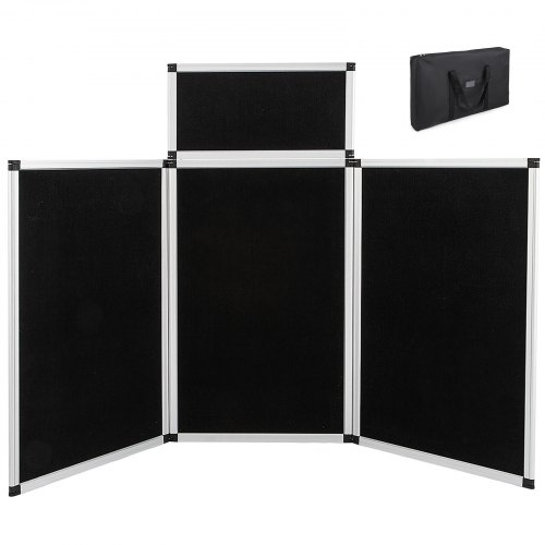 3+1 Panels Room Divider Screen Aluminum Natural Fold Stand Exhibit Event Facade