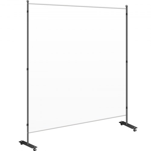 

VEVOR Office Partition 71\" W x 14\" D x 72\" H Room Divider Wall w/Thicker Non-See-Through Fabric Office Divider Steel Base Portable Office Walls Divider Cream Room Partition for Room Office Restaura