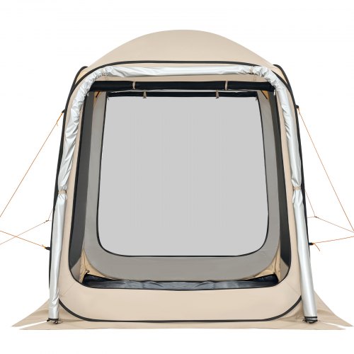 

VEVOR Screen House Tent, 6 x 6 ft, 4-6 Person Pop Up SUV Tailgate Tent, Portable Screened in Canopy with Carry Bag, Netting Sides, for Car Camping, Garden, Patio, Backyard, Outdoor Activities, Beige