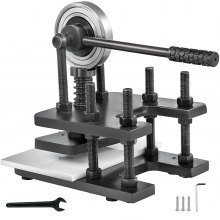 VEVOR Leather Cutting Machine 180x120mm Manual Die Cutter Heavy Duty Leather Embossing Machine Hand Press Mold Mould Leather Die Cut Leather Craft Cutting Machine for Various Materials