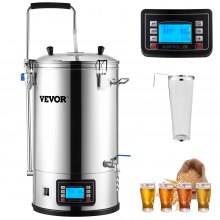 VEVOR All-in-One Grain Brewing System Home Beer Brewer w/ Circulating Pump 30 L