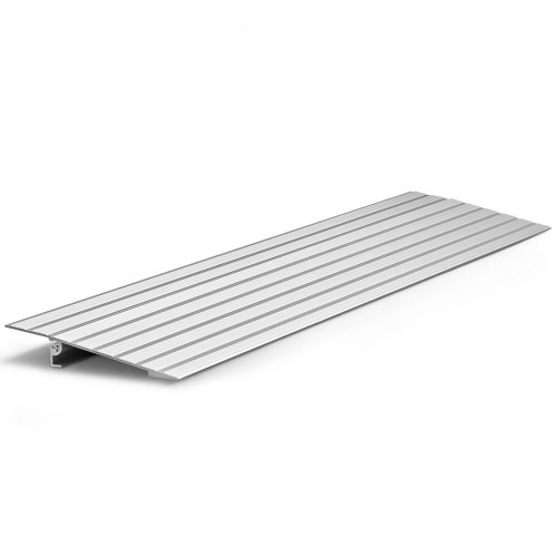 

VEVOR Door Threshold Ramp, 1 inch Rise, Aluminum Alloy Threshold Ramp Rated 800 lbs Load Capacity, Handicap Ramps for Home Steps for Wheelchair, Scooters, Power Chairs, Walkers, Bicycle, Tricycle