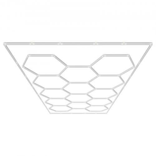 VEVOR Hexagon Garage Lights 86400LM 5 Grid Honeycomb LED Shop Ceiling Light