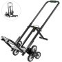 Portable Stair Climbing Folding Cart Climb Moving Up To 330lb Hand Truck Dolly