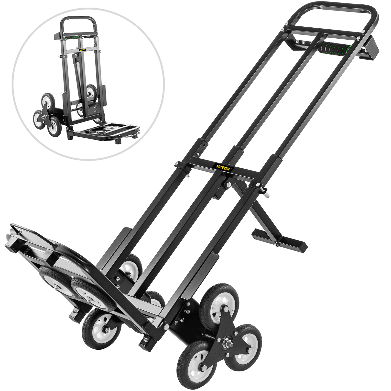 Portable Heavy Duty Stair Climbing Cart 460lbs Hand Truck with Backup Wheels от Vevor Many GEOs