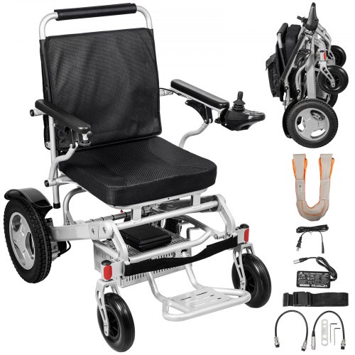Stair Lifting Foldable Chair Aluminum Alloy Frame Electric Power Wheelchair