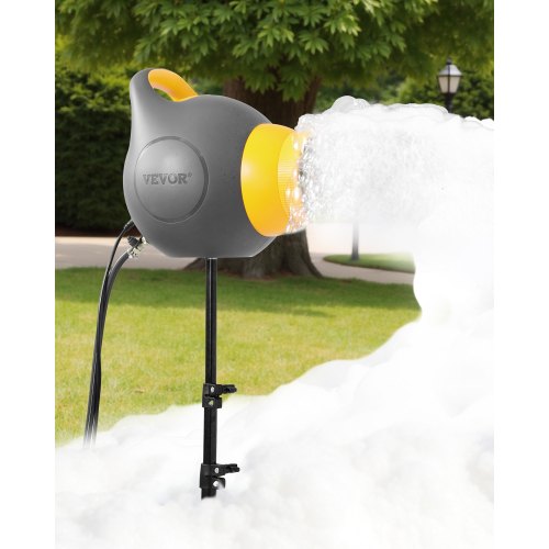 

VEVOR Foam Machine, 115 W Party Foam Cannon, Portable Foam Maker with a Tripod Stand, Powerful Foam Party Machine, for Backyard, Pool, Outdoor Events, Birthdays, Celebrations and Party, Grey & Yellow