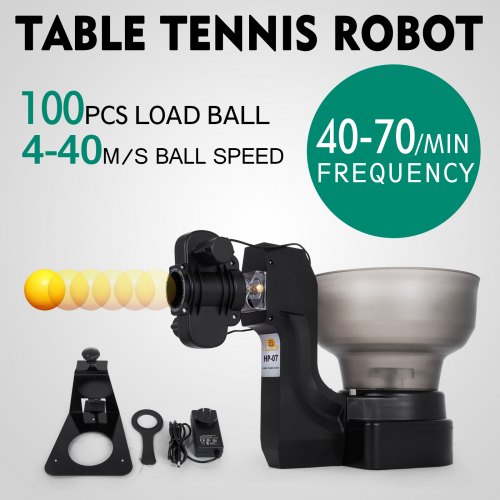 HP-07 Ping Pong/Table Tennis Robots Automatic Ball Machine for Training Exercise