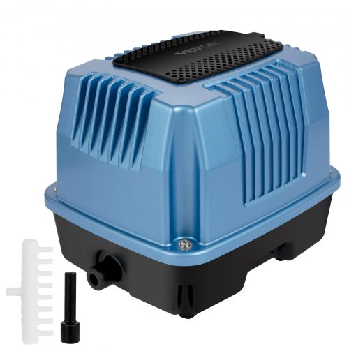 

VEVOR Linear Air Pump, 25W/110V Septic Air Pump, 28Kpa Septic Aerator Pump w/8 Outlets Diffuser, Max Air Flow Rate 635GPH, Max Water Depth 3.3ft for Fish Pond, Aquarium, Hydroponics, Septic System