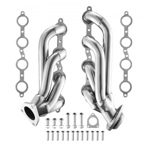 VEVOR Exhaust Headers Manifold Replacement Rust-Resistant Stainless Steel, Compatible with 2002-2013 Chevy Silverado 1500 4.8L 5.3L 6.0L 6.2L, 2007-2016 2500HD 3500HD 6.0L, 2007 Classic 4.8L 5.3L 6.0L