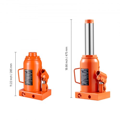 

Hydraulic Bottle Jack 30 Ton Manual High Lift Automotive Car Repair Shop