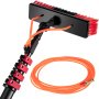 VEVOR Water Fed Pole Kit Water Fed Brush 24 FT For Window Solar Panel Cleaning