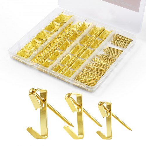 274 Pcs Picture Frame Hangers with Nails 20/30/50 lbs Metal Photo Hanging Kit