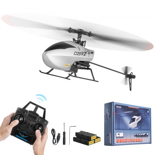 

RC Helicopter 4 Channel Remote Control Aircraft Toy 39 Min Flight Kids Present