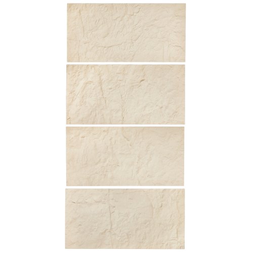 

VEVOR 3D Wall Panels 4 Pack 48x24'' PU Stone-Look 32 Sq.Ft Coverage Stone Yellow