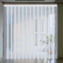 VEVOR 9PCS Vinyl Strip Door Curtain, 36Inch (3ft) Width X 78Inch (6.5ft) Height PVC Strip Door Curtain, 0.08 Inch Thickness Plastic Curtain Strips Clear with 50% Overlap for Doors