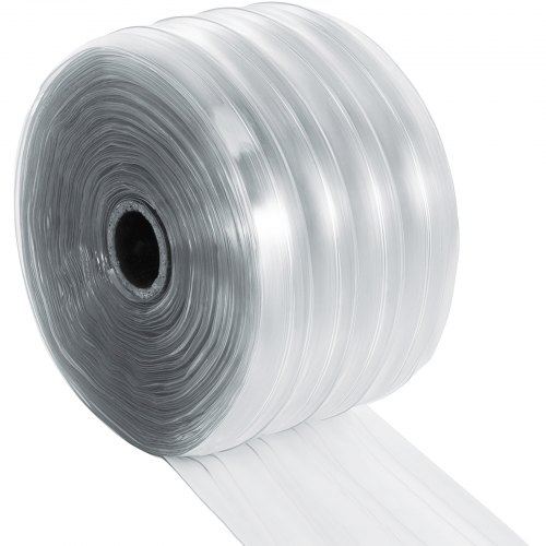 

Ribbed PVC Plastic Strip Curtain Roll For Walk-in Warehouse Door