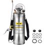 3gal/10l Stainless Steel Sprayer Valve 3.3-feet Reinforced Hose Ground Cleaning