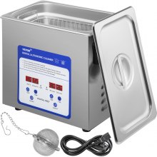 Vevor Ultrasonic Cleaner 3.2 L Digital Heater Timer Jewelry Cleaning Machine