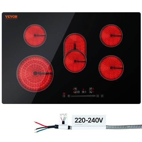 Built in Electric Stove Top 30.3 x 20.5 inch 5 Burners by Vevor in US, ID 35903119058