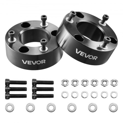 

VEVOR 3 Inch Front Leveling Lift Kit for 2004-2025 Ford F150 2WD/4WD, 2003-2018 Expedition, 2005-2008 Lincoln Mark LT, Chassis Level Kit with 2PCS Heavy Duty Forged Aluminum Suspension Strut Spacers