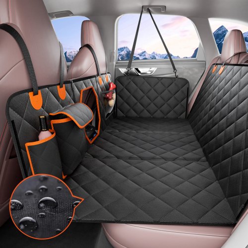 

VEVOR 52 x 23.5 in Dog Car Seat Cover for Back Seat Waterproof 600D for Cars