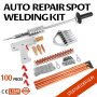 100pcs Stud Welder Dent Puller Repair Spot Puller Hammer Accessories