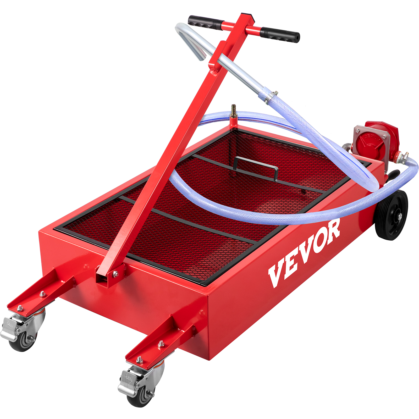 Vevor Low Profile Oil Drain Pan Truck Drain Pan 20 Gallon With Pump Hose Casters от Vevor Many GEOs