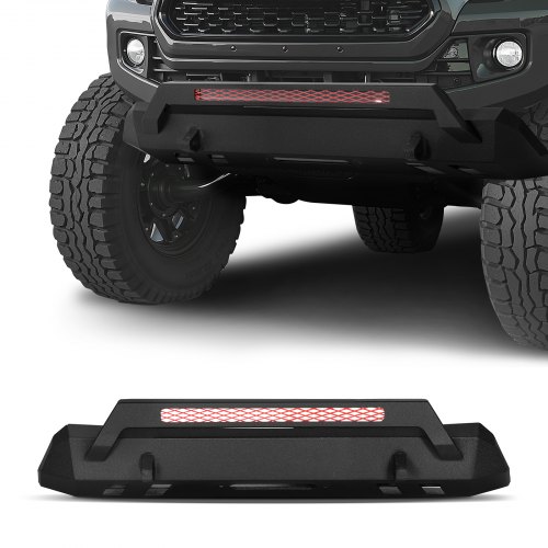 

VEVOR Front Bumper Compatible with 2016-2023 Toyota Tacoma (Excluding Tacoma TRD/Tacoma TRD Sport), Pickup Truck Bumper with Winch Plate & D-Ring Mounts, Heavy-Duty Steel Front Bumpers with E-Coating and Bull Bar