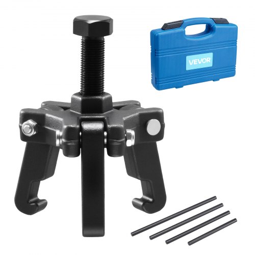 

VEVOR Harmonic Balancer Puller Kit, Adjustable 3-Jaw Puller Fits Most Late Model Vehicles, 3-Jaw Pulley Puller Set with 4 Forcing Rods for Removing Harmonic Balancers Without Removing the Radiator