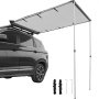 VEVOR Car Awning Car Tent Retractable Waterproof SUV Rooftop Grey 6.5'x8.2'