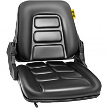 Universal Forklift Seat Full Suspension New Black Seat For Excavator Forklift Skid Loader Backhoe Dozer Telehandler