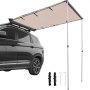 VEVOR Car Awning Car Tent Retractable Waterproof SUV Rooftop Sand 6.6'x8.2'