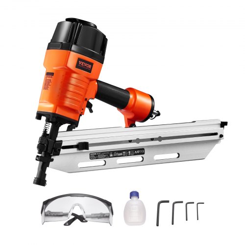 

Framing Nailer 2" to 3-1/2" 21° Full Round Head Pneumatic Nail Gun 80-120 PSI