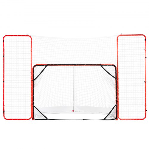 

VEVOR Hockey Goal with Backstop and Targets Street Outdoor Steel Hockey Net 72