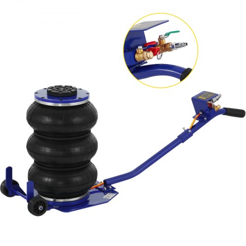 Pneumatic Car Jack 6600lbs Heavy Duty Air Jack Lifting Height Up To 16''