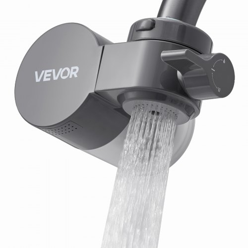 

Faucet Mount Water Filter Sink Water Purifier for Kitchen Horizontal Gray