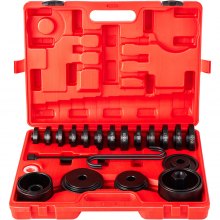 VEVOR FWD Front Wheel Drive Bearing Adapters Puller, 25 PCS, 45# Steel Press Replacement Installer Removal Tools Kit, Wheel Bearing Puller Tool Works on Most FWD Cars & Light Trucks 