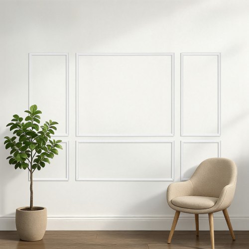 

VEVOR Wall Molding 3 Pack, Wainscoting Panels Kit, Lightweight Paintable Polystyrene, Easy to Install Accent Wall Trim for Interior Décor Living Room, Bedroom, Home, White (23x56.3 + 23x23 in)