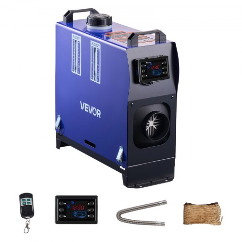 VEVOR Diesel Heater, 8KW, DC 12V/24V, All in One Portable Diesel Air Heater with Remote Control and LCD Screen, Fast Heating Low Noise, 5 L Fuel Tank for Vehicles, Vans, RVs, Campers, and Trucks