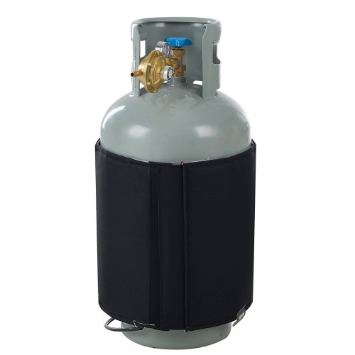 VEVOR isolierter Gasflaschenwärmer im Bandstil, passend für 40 lbs Gastanks, 120 W Propanheizung, fester interner Thermostat, max. Temperatur 90 ℉, strapazierfähiges wasserdichtes Oxford-Gewebe, CE-geprüft