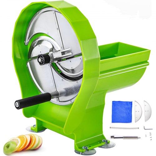 VEVOR Commercial Manual Vegetable Fruit Slicer Kitchen Cutter Machine Green